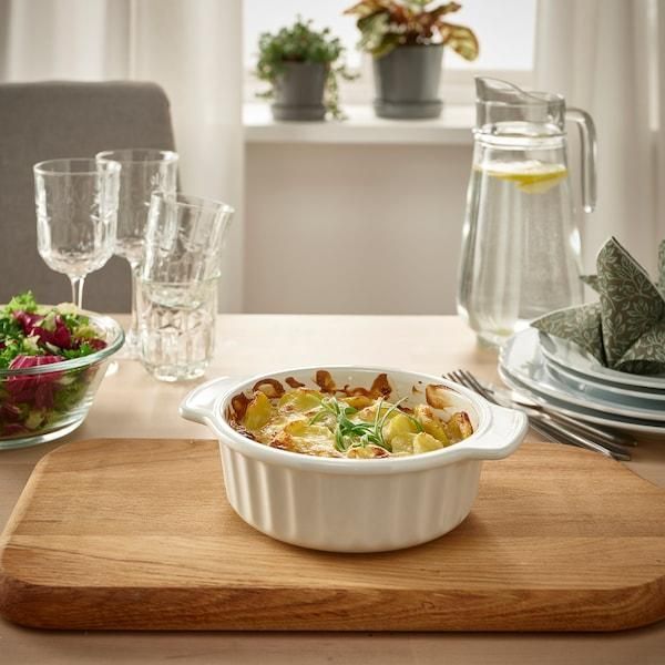 Форма для запекания IKEA POETISK Кремовая 23x19 см 605.138.65 605.138.65 ➜ Пакуємо МИ📦 фото