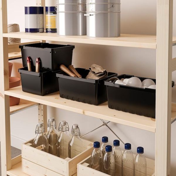 Контейнер IKEA UPPSNOFSAD (ІКЕА УППСНОФСАД). 50444783. Чорний 504.447.83 ➜ Пакуємо МИ📦 фото