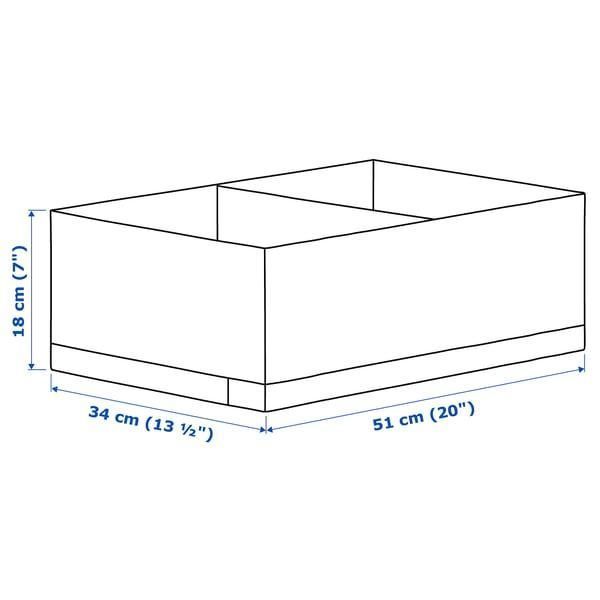 Коробка с отделениями IKEA STUK 34x51x18 см Белая 904.744.43 904.744.43 ➜ Пакуємо МИ📦 фото