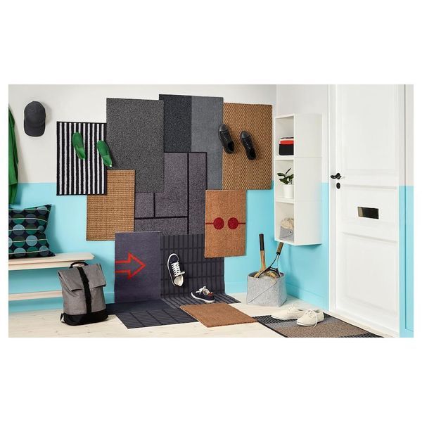 Придверный коврик IKEA OPLEV 50x80 см Серый 303.089.94 303.089.94 ➜ Пакуємо МИ📦 фото Придверный коврик IKEA OPLEV 50x80 см Серый 303.089.94 303.089.94 ➜ Пакуємо МИ📦 фото