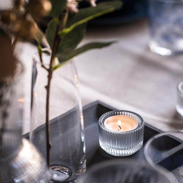 Подсвечник IKEA FINSMAK Диаметр - 5 см Стеклянный 004.709.82 004.709.82 ➜ Пакуємо МИ📦 фото