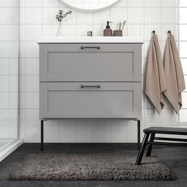 Килимок для ванної IKEA ALMTJ&Auml;RN 60x90 см Бежевий 404.894.23 404.894.23 ➜ Пакуємо МИ📦 фото