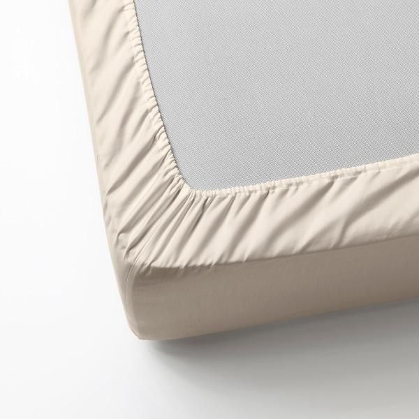 Простыня IKEA DVALA 160x200 см Бежевая 503.571.63 503.571.63 ➜ Пакуємо МИ📦 фото Простыня IKEA DVALA 160x200 см Бежевая 503.571.63 503.571.63 ➜ Пакуємо МИ📦 фото