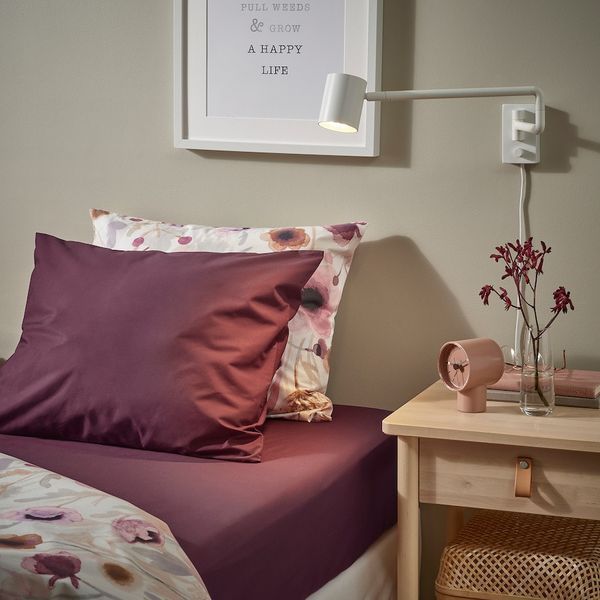 Наволочка IKEA ULLVIDE 50x60 см Темно-бордова 805.581.22 805.581.22 ➜ Пакуємо МИ📦 фото