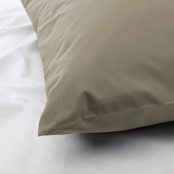 Наволочка IKEA ULLVIDE 50x60 см Серо-бежевая 905.902.49 905.902.49 ➜ Пакуємо МИ📦 фото