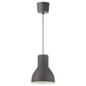 Подвесной светильник IKEA HEKTAR Диаметр - 22 см Темно-серый 803.903.59 803.903.59 ➜ Пакуємо МИ📦 фото
