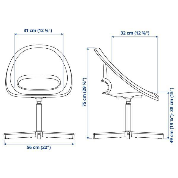 Детский стул IKEA LOBERGET / SIBBEN Белый 593.376.70 593.376.70 ➜ Пакуємо МИ📦 фото Детский стул IKEA LOBERGET / SIBBEN Белый 593.376.70 593.376.70 ➜ Пакуємо МИ📦 фото
