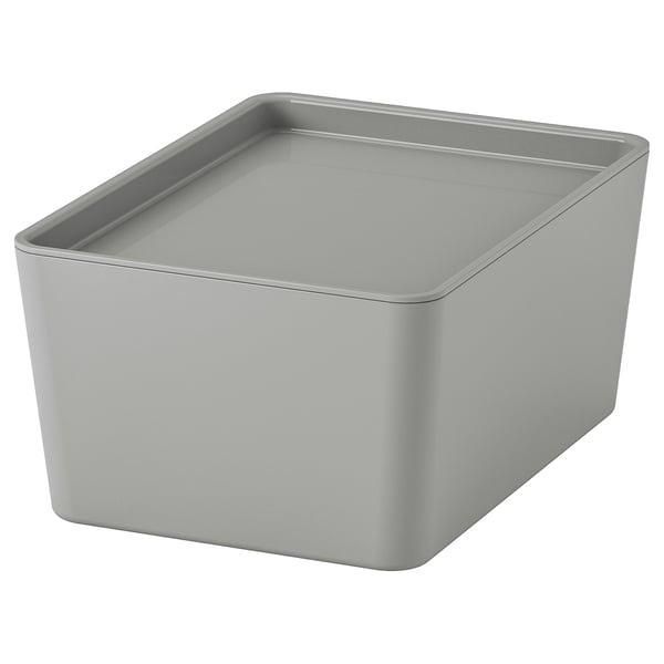 Контейнер с крышкой IKEA KUGGIS 13х18х8 см Серый 095.967.60 095.967.60 ➜ Пакуємо МИ📦 фото Контейнер с крышкой IKEA KUGGIS 13х18х8 см Серый 095.967.60 095.967.60 ➜ Пакуємо МИ📦 фото