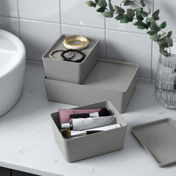 Контейнер с крышкой IKEA KUGGIS 13х18х8 см Серый 095.967.60 095.967.60 ➜ Пакуємо МИ📦 фото Контейнер с крышкой IKEA KUGGIS 13х18х8 см Серый 095.967.60 095.967.60 ➜ Пакуємо МИ📦 фото