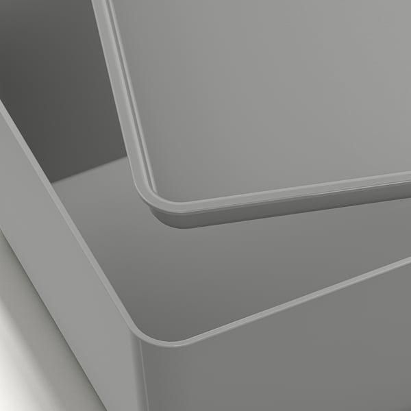 Контейнер с крышкой IKEA KUGGIS 13х18х8 см Серый 095.967.60 095.967.60 ➜ Пакуємо МИ📦 фото Контейнер с крышкой IKEA KUGGIS 13х18х8 см Серый 095.967.60 095.967.60 ➜ Пакуємо МИ📦 фото