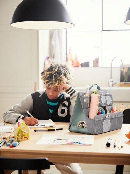 Органайзер для канцелярии IKEA &Ouml;VNING 32x26 см Серый 105.520.10 105.520.10 ➜ Пакуємо МИ📦 фото