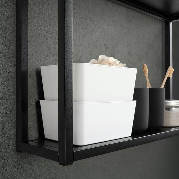 Контейнер с крышкой IKEA KUGGIS 13х18х8 см Белый 995.611.53 995.611.53 ➜ Пакуємо МИ📦 фото