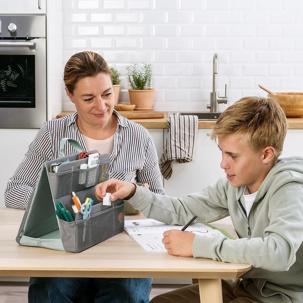 Органайзер для канцелярии IKEA &Ouml;VNING 32x26 см Серый 105.520.10 105.520.10 ➜ Пакуємо МИ📦 фото