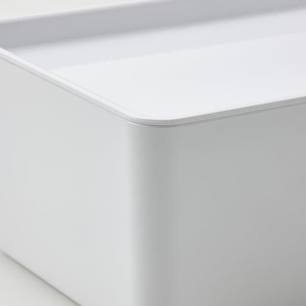 Контейнер с крышкой IKEA KUGGIS 13х18х8 см Белый 995.611.53 995.611.53 ➜ Пакуємо МИ📦 фото