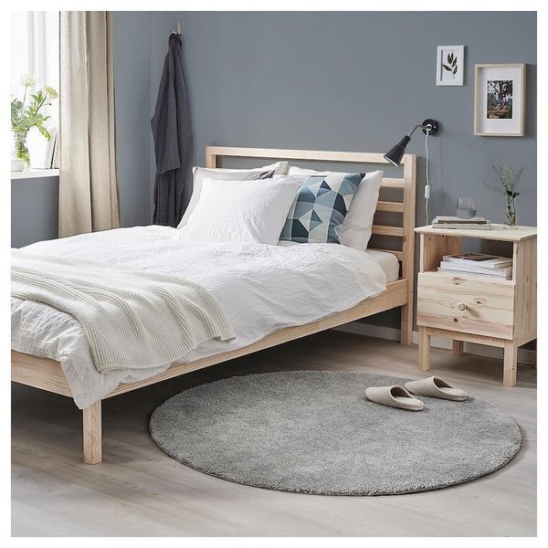 Ковер IKEA STOENSE Диаметр - 130 см Серый 504.268.40 504.268.40 ➜ Пакуємо МИ📦 фото Ковер IKEA STOENSE Диаметр - 130 см Серый 504.268.40 504.268.40 ➜ Пакуємо МИ📦 фото