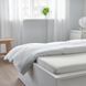 Простынь на резинке IKEA TAGGVALLMO 90x200 см Белая 104.598.18 104.598.18 ➜ Пакуємо МИ📦 фото 4