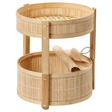Корзина для фруктов/овощей IKEA KANELMOTT Бамбуковая 005.818.00 005.818.00 ➜ Пакуємо МИ📦 фото
