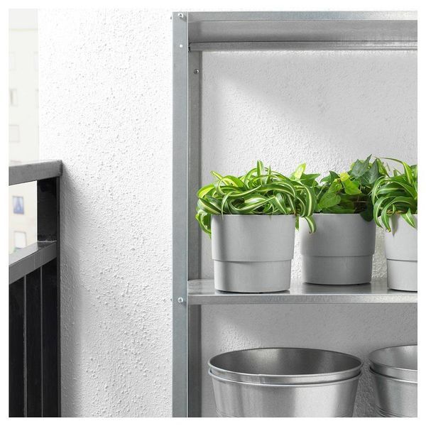 Горшок для цветов IKEA NYPON Диаметр - 12 см Серый 403.956.17 403.956.17 ➜ Пакуємо МИ📦 фото