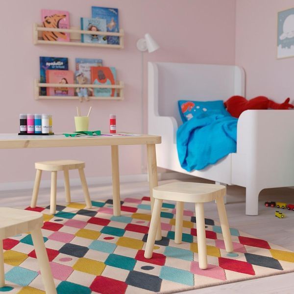 Табурет детский IKEA FLISAT Деревянный 305.965.36 305.965.36 ➜ Пакуємо МИ📦 фото
