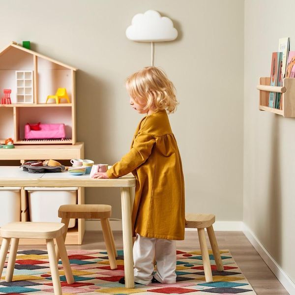 Табурет детский IKEA FLISAT Деревянный 305.965.36 305.965.36 ➜ Пакуємо МИ📦 фото