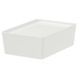 Контейнер с крышкой IKEA KUGGIS 18х26х8 см Белый 095.611.57 095.611.57 ➜ Пакуємо МИ📦 фото 1