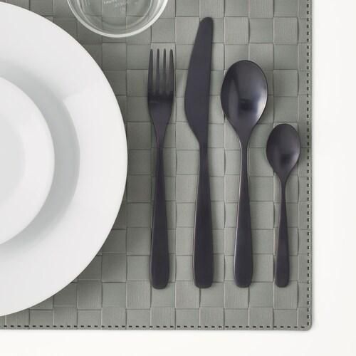 Набір столових приладів IKEA TILLAGD 24 предметів 403.430.01 Чорний 403.430.01 ➜ Пакуємо МИ📦 фото