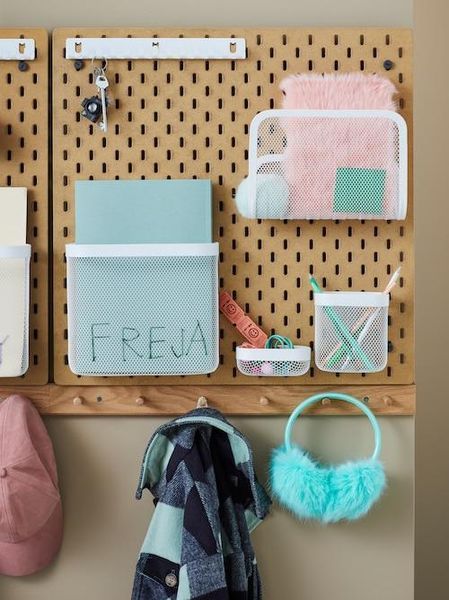 Набор корзин для настенного органайзера IKEA SK&Aring;DIS 3 предмета 505.177.60 Белый 505.177.60 ➜ Пакуємо МИ📦 фото