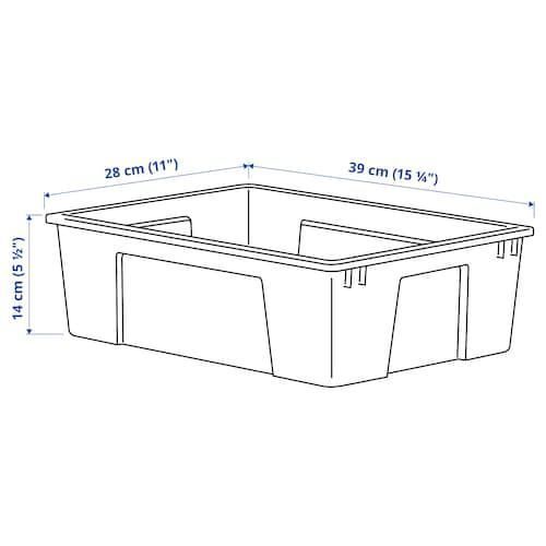 Контейнер IKEA SAMLA (ІКЕА САМЛА). 40102978. Прозорий 401.029.78 ➜ Пакуємо МИ📦 фото