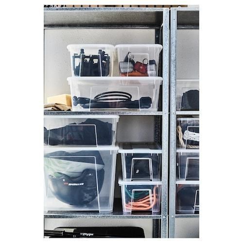 Контейнер IKEA SAMLA (ІКЕА САМЛА). 40102978. Прозорий 401.029.78 ➜ Пакуємо МИ📦 фото