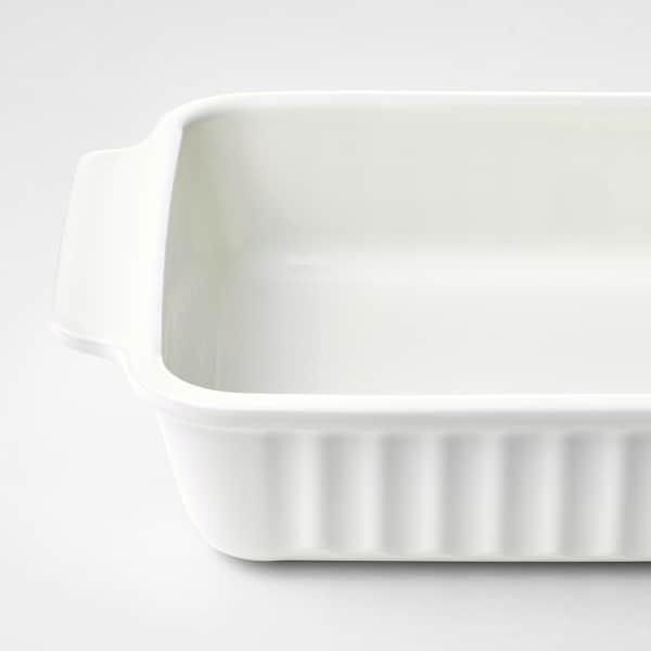 Форма для запекания IKEA POETISK Кремовая 34x23 см 105.138.63 105.138.63 ➜ Пакуємо МИ📦 фото
