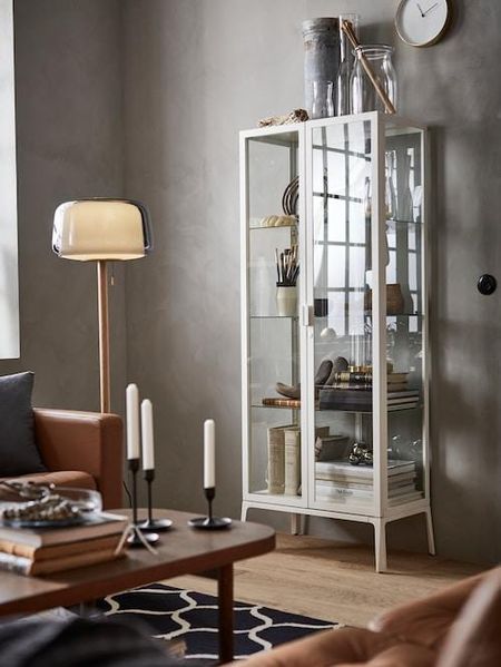 Торшер IKEA EVEDAL Бело-серый 403.585.92 403.585.92 ➜ Пакуємо МИ📦 фото