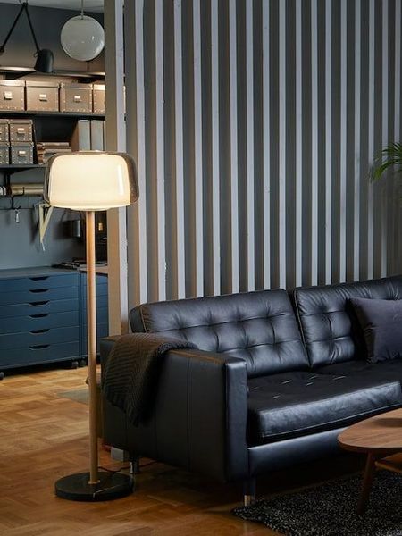 Торшер IKEA EVEDAL Бело-серый 403.585.92 403.585.92 ➜ Пакуємо МИ📦 фото
