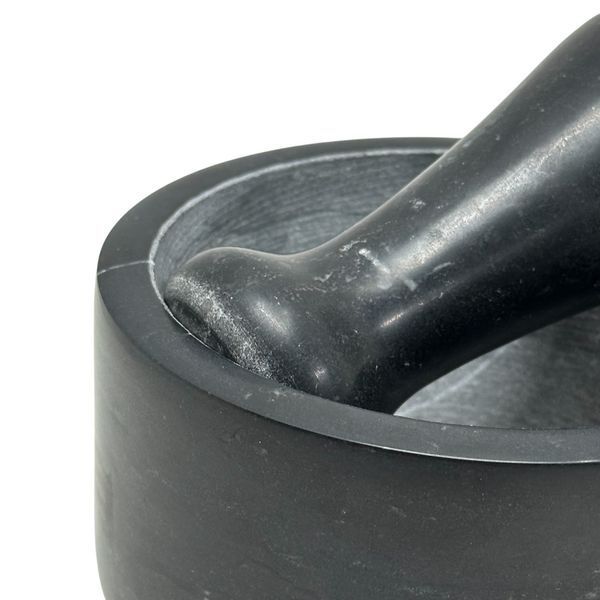 Ступка для специй IKEA ADELSTEN (ИКЕА ЭДЕЛЬСТЕН). 60201251. Черная 602.012.51 ➜ Пакуємо МИ📦 фото