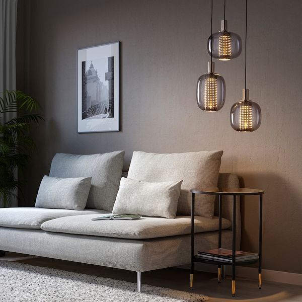 Підвісний світильник IKEA H&Ouml;GVIND Сірий 504.929.29 504.929.29 ➜ Пакуємо МИ📦 фото