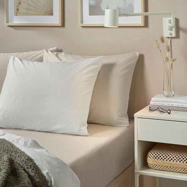 Простыня IKEA DVALA 80х200 см Бежевая 303.967.64 303.967.64 ➜ Пакуємо МИ📦 фото Простыня IKEA DVALA 80х200 см Бежевая 303.967.64 303.967.64 ➜ Пакуємо МИ📦 фото