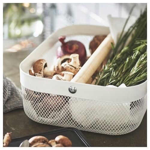 Корзина с отделениями IKEA RISATORP 33х24х11 см 505.276.36 Белая 505.276.36 ➜ Пакуємо МИ📦 фото