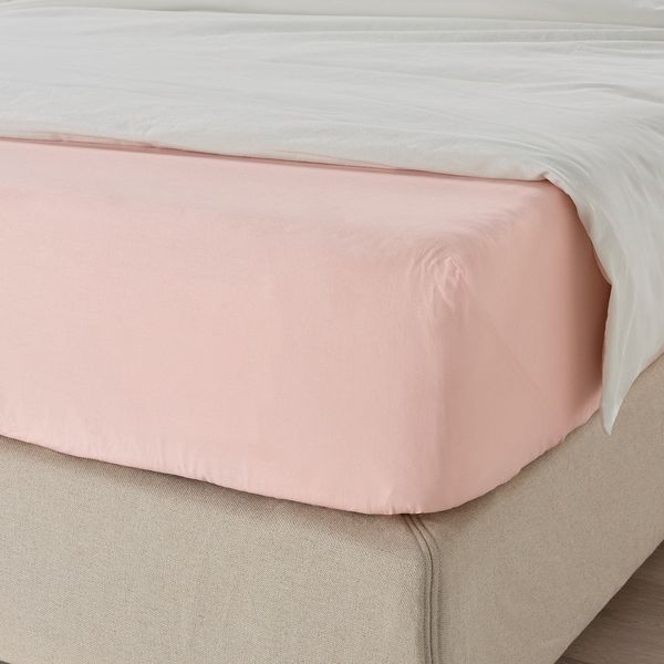 Простыня IKEA DVALA 80х200 см Светло-розовая 803.967.66 803.967.66 ➜ Пакуємо МИ📦 фото Простыня IKEA DVALA 80х200 см Светло-розовая 803.967.66 803.967.66 ➜ Пакуємо МИ📦 фото