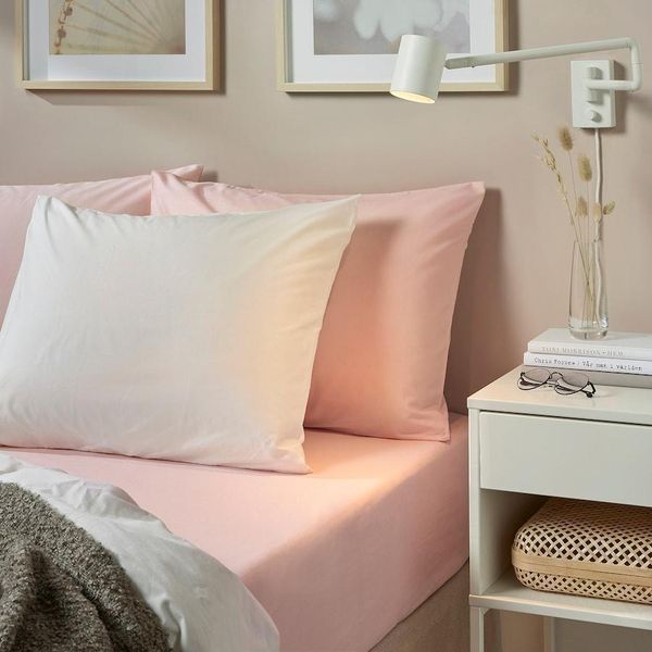 Простыня IKEA DVALA 80х200 см Светло-розовая 803.967.66 803.967.66 ➜ Пакуємо МИ📦 фото Простыня IKEA DVALA 80х200 см Светло-розовая 803.967.66 803.967.66 ➜ Пакуємо МИ📦 фото