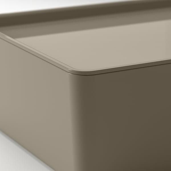 Контейнер с крышкой IKEA KUGGIS 18х26х8 см Серо-бежевый 595.824.83 595.824.83 ➜ Пакуємо МИ📦 фото Контейнер с крышкой IKEA KUGGIS 18х26х8 см Серо-бежевый 595.824.83 595.824.83 ➜ Пакуємо МИ📦 фото