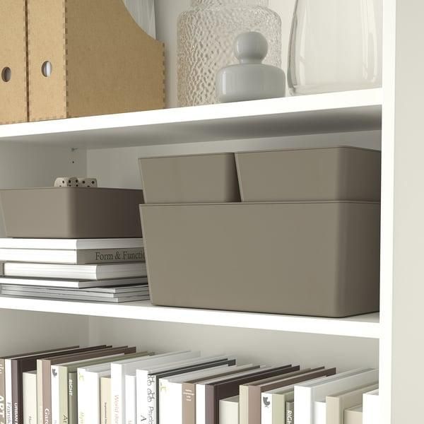 Контейнер с крышкой IKEA KUGGIS 18х26х8 см Серо-бежевый 595.824.83 595.824.83 ➜ Пакуємо МИ📦 фото Контейнер с крышкой IKEA KUGGIS 18х26х8 см Серо-бежевый 595.824.83 595.824.83 ➜ Пакуємо МИ📦 фото