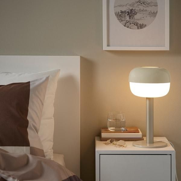 Настольная лампа IKEA BL&Aring;SVERK Бежевая 705.209.26 705.209.26 ➜ Пакуємо МИ📦 фото