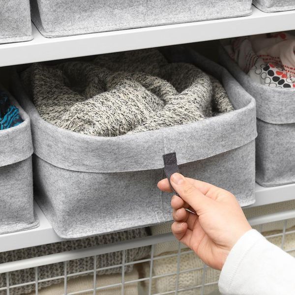 Набор корзин IKEA RAGGISAR 3 предмета Серые 903.480.15 903.480.15 ➜ Пакуємо МИ📦 фото