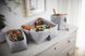 Набор корзин IKEA RAGGISAR 3 предмета Серые 903.480.15 903.480.15 ➜ Пакуємо МИ📦 фото 3
