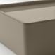 Контейнер с крышкой IKEA KUGGIS 18х26х8 см Серо-бежевый 595.824.83 595.824.83 ➜ Пакуємо МИ📦 фото 3