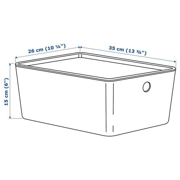 Контейнер с крышкой IKEA KUGGIS 26x35x15 см Серо-бежевый 895.824.91 895.824.91 ➜ Пакуємо МИ📦 фото Контейнер с крышкой IKEA KUGGIS 26x35x15 см Серо-бежевый 895.824.91 895.824.91 ➜ Пакуємо МИ📦 фото