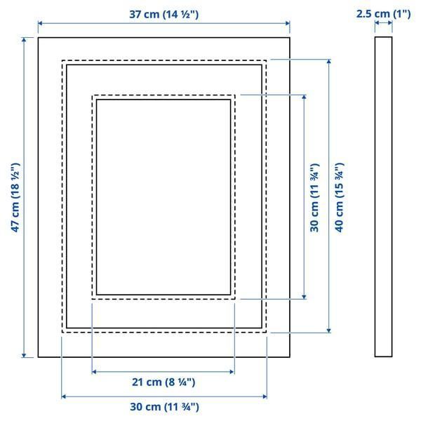 Рамка для фотографій IKEA EDSBRUK 30x40 см Чорна 204.276.24 204.276.24 ➜ Пакуємо МИ📦 фото Рамка для фотографій IKEA EDSBRUK 30x40 см Чорна 204.276.24 204.276.24 ➜ Пакуємо МИ📦 фото