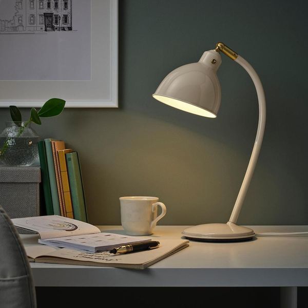 Настільна лампа IKEA R&Ouml;DFLIK Бежева 805.839.23 805.839.23 ➜ Пакуємо МИ📦 фото
