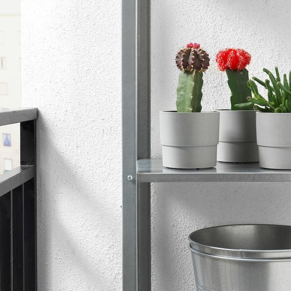 Горшок для цветов IKEA NYPON Диаметр - 9 см Серый 003.956.19 003.956.19 ➜ Пакуємо МИ📦 фото