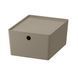 Контейнер с крышкой IKEA KUGGIS 26x35x15 см Серо-бежевый 895.824.91 895.824.91 ➜ Пакуємо МИ📦 фото 1
