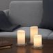 Набор светодиодных свечей IKEA &Auml;DELL&Ouml;VTR&Auml;D 3 предмета Белые 905.202.61 905.202.61 ➜ Пакуємо МИ📦 фото 2